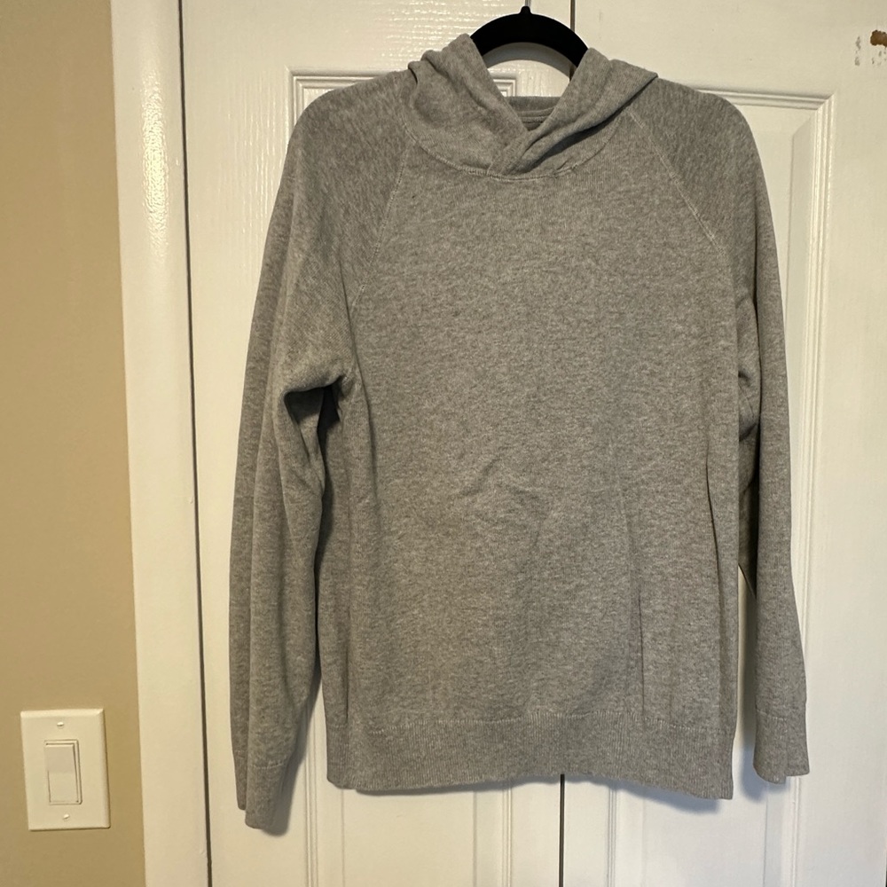 Men’s Gray Express Hooded Sweater